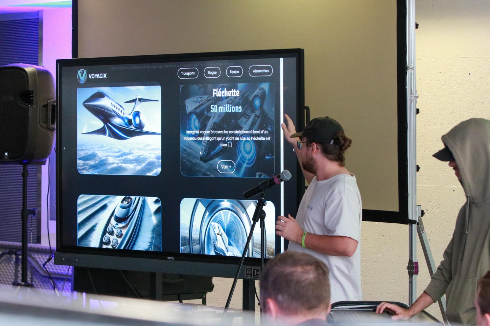 Présentation devant le jury